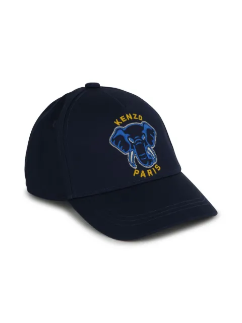 Kenzo Kids Varsity Jungle-embroidery cap