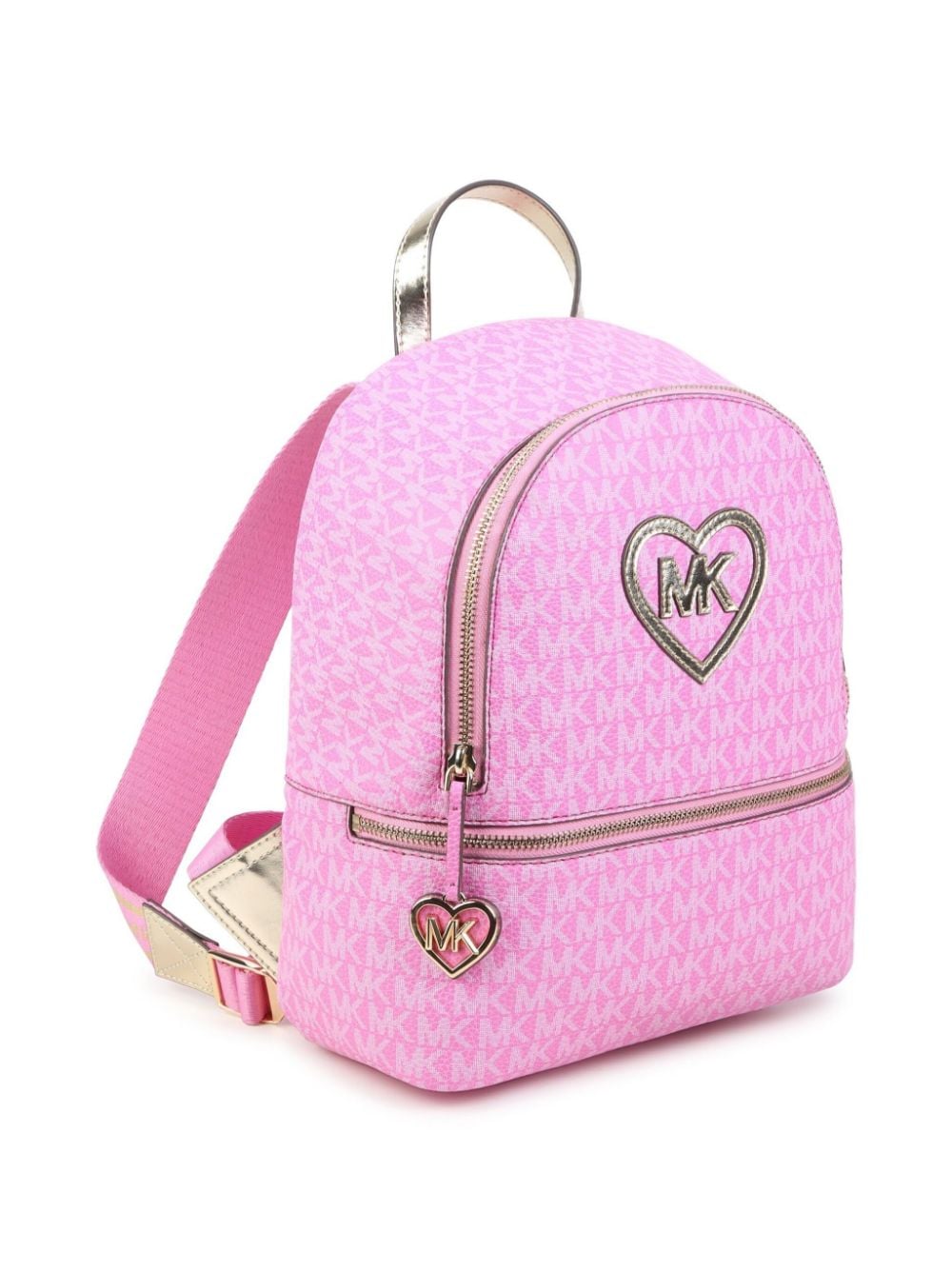 Shop Michael Kors Logo-print Backpack In Pink