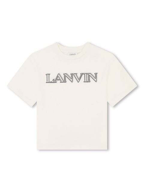 Lanvin Enfant logo-print cotton T-shirt