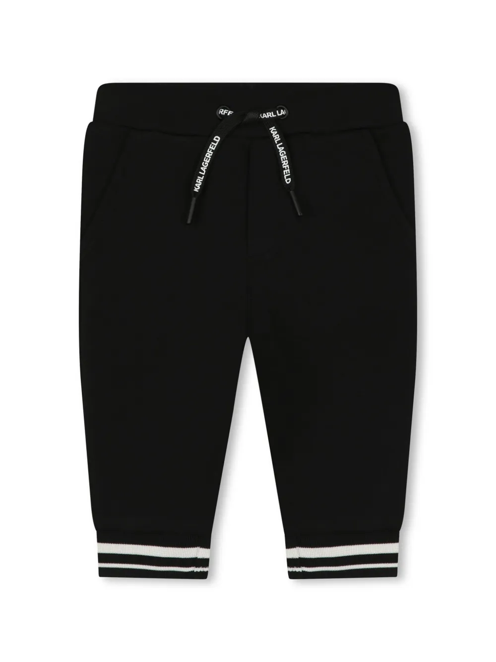 Shop Karl Lagerfeld K/ikonik Tracksuit (set Of Three) In Black