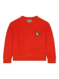 Kenzo Kids Tiger-embroidered terry-cloth sweatshirt