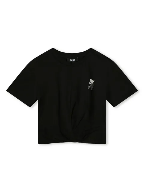 Dkny Kids logo-print organic cotton T-shirt