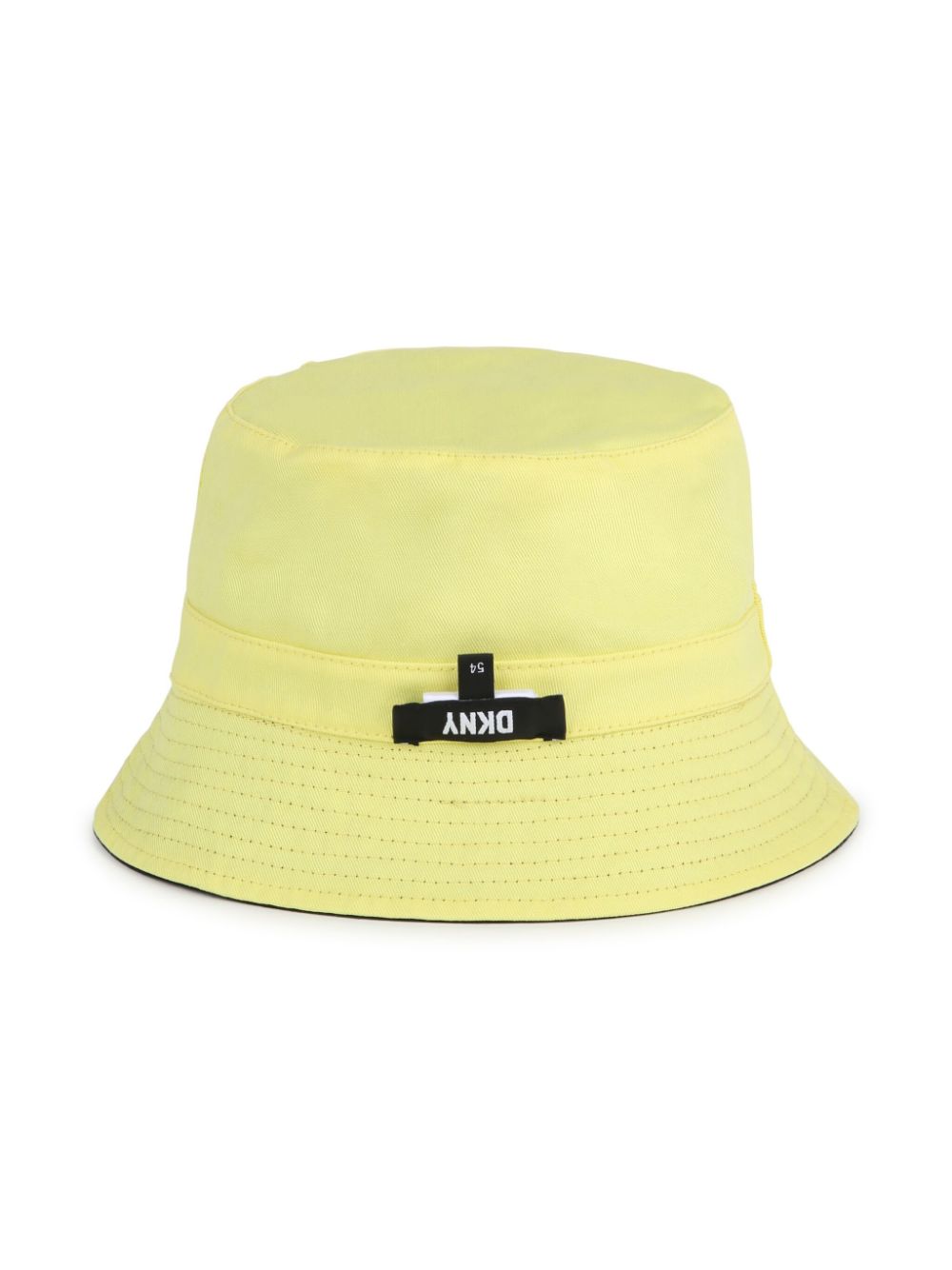 Shop Dkny Reversible Cotton Bucket Hat In Black
