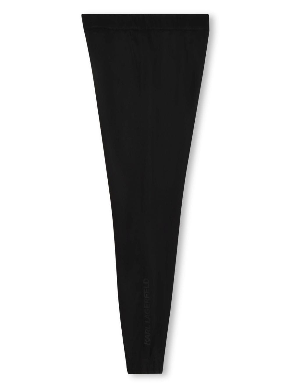 Shop Karl Lagerfeld Logo-print Elasticated-waist Track Pants In Black