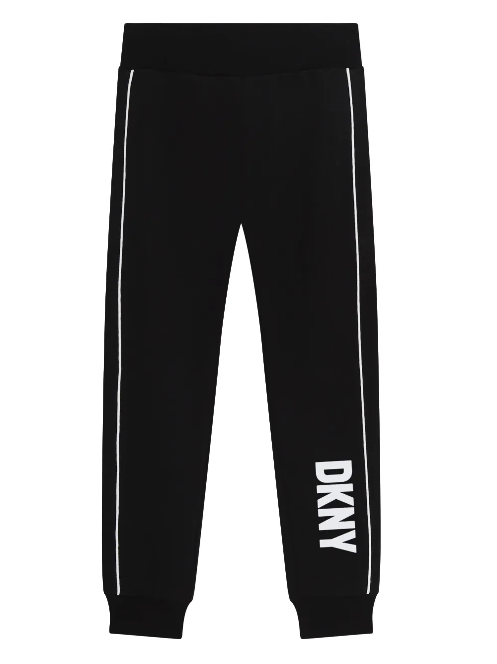 Dkny Kids Pantaloni sportivi con stampa - Nero