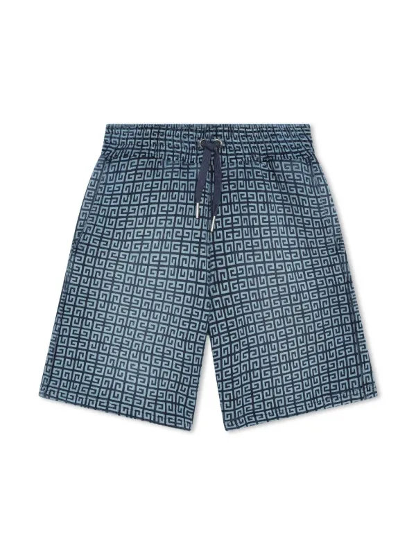Denim Givenchy Kids Shorts Boys Blue Jersey Denim Shorts