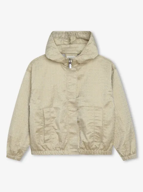 Givenchy Kids 4G-jacquard hooded windbreaker