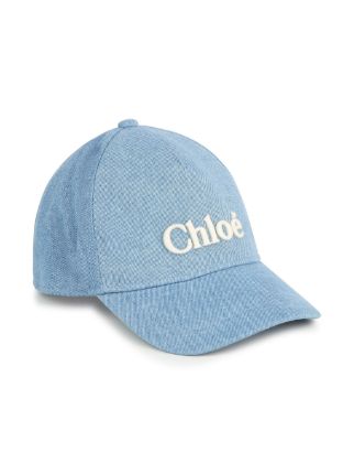 Chloé Kids ロゴ デニムキャップ - Farfetch