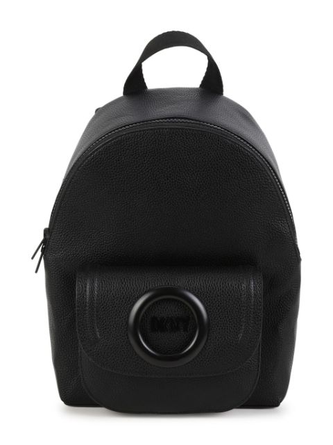 Dkny Kids eyelet-embellished faux-leather backpack