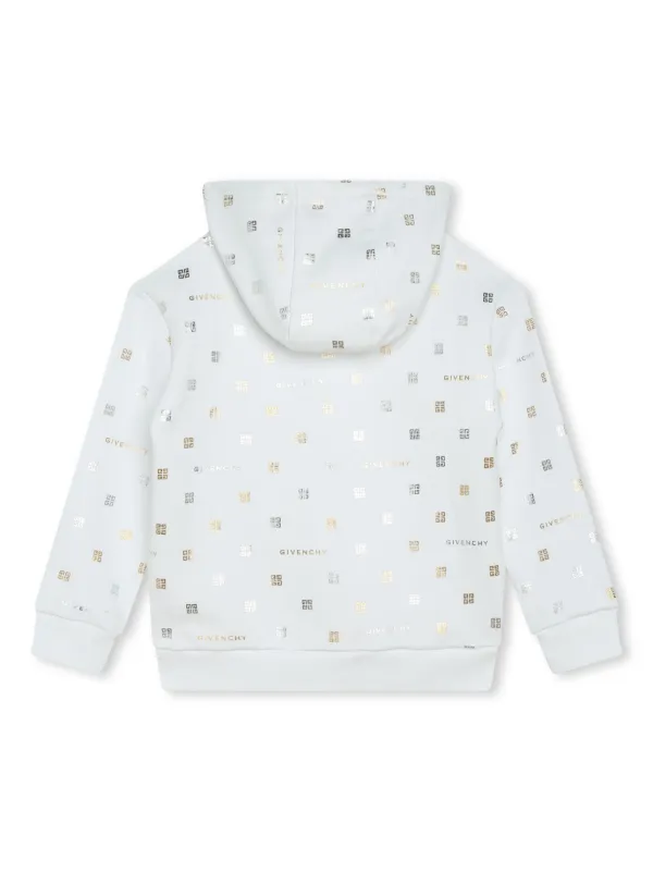 Givenchy Kids 4G ロゴ パーカー | ホワイト | FARFETCH JP