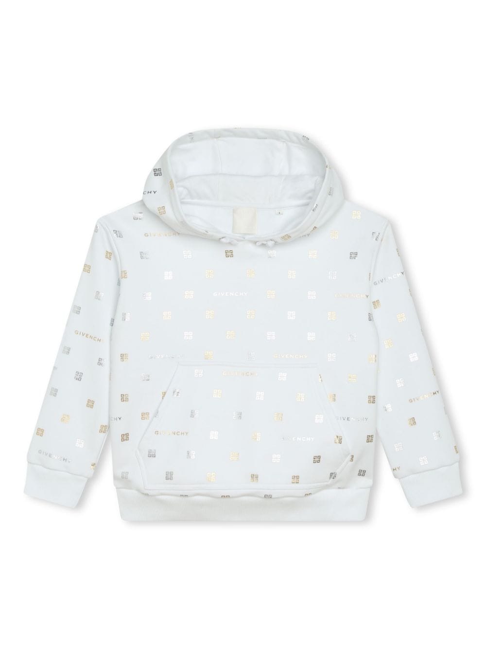 Givenchy Kids' 4g Logo-print Hoodie In White