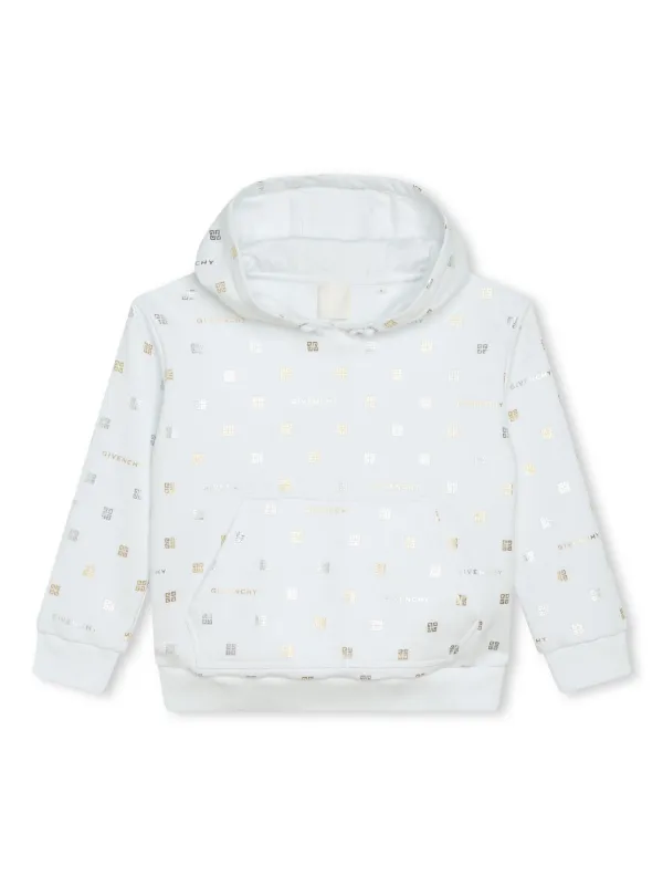 Givenchy Kids 4G ロゴ パーカー | ホワイト | FARFETCH JP