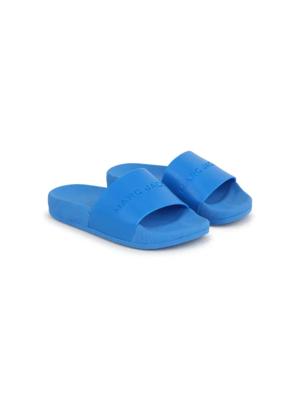 【関税込み】Sandals - Marc Jacobs - Cotton - Blue Slide in Blue – Melissa Shoes
