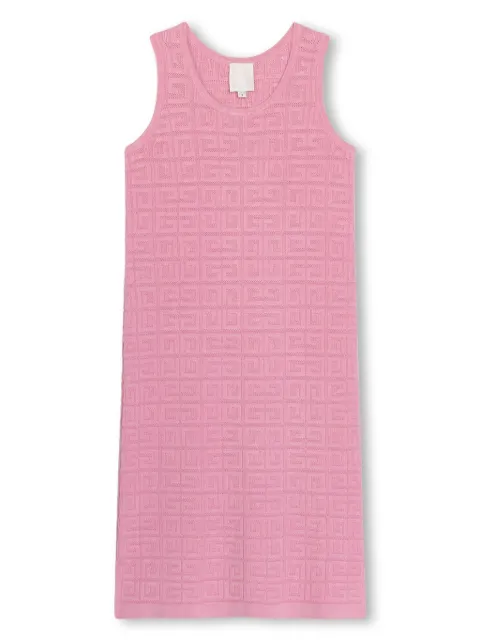 Givenchy Kids 4G-jacquard knitted dress