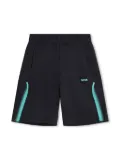 BOSS Kidswear logo-print jersey shorts - Black