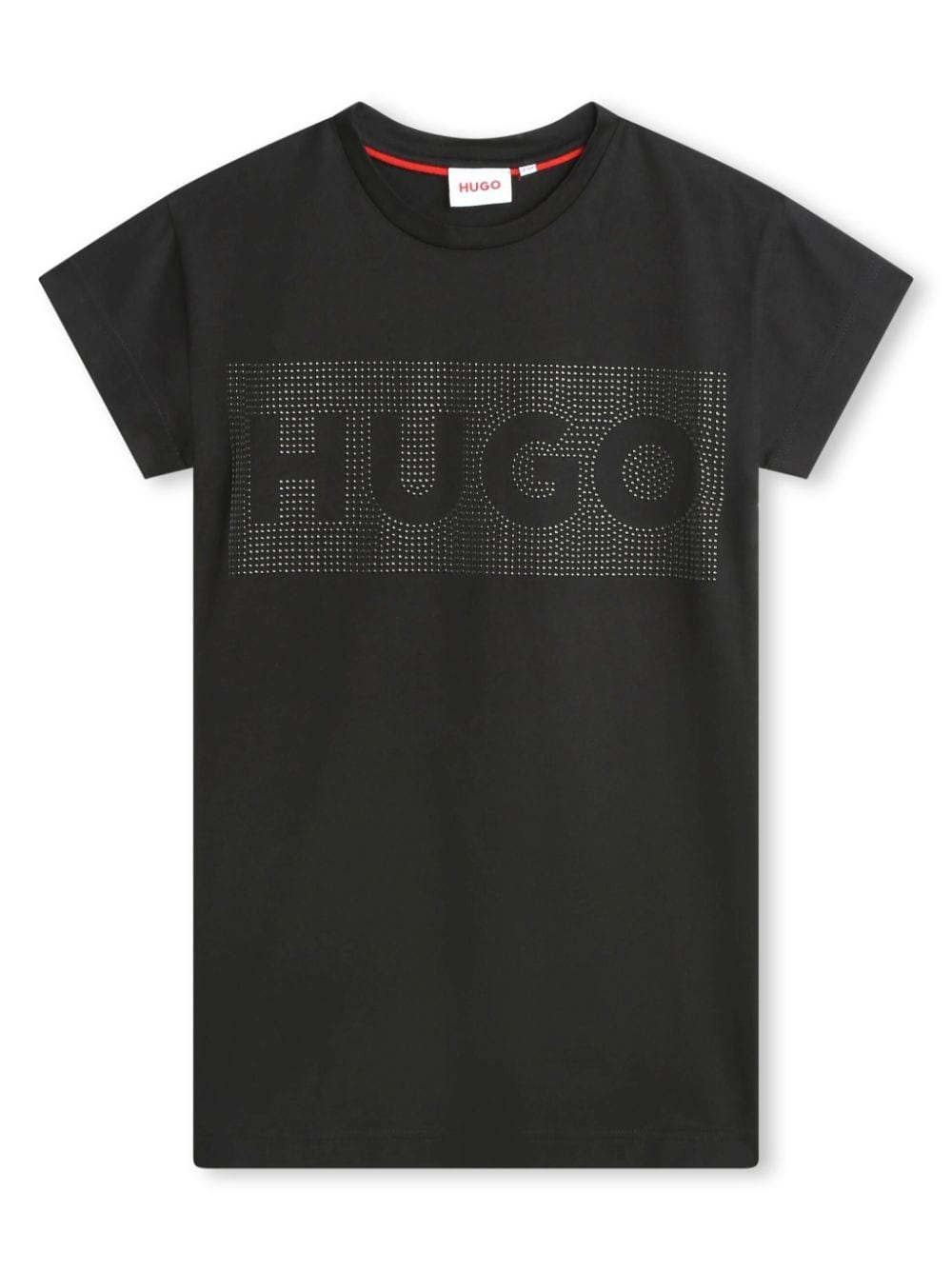 HUGO KIDS T-shirt verfraaid met studs Zwart