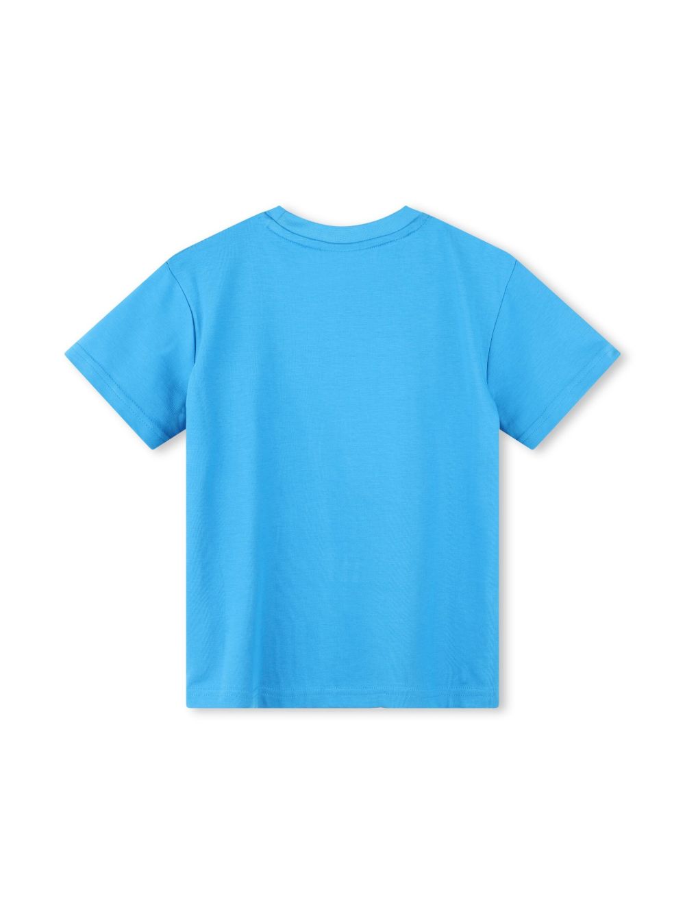 HUGO KIDS T-shirt met logoprint - Blauw