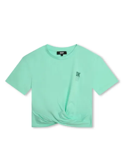 Dkny Kids logo-print organic cotton T-shirt