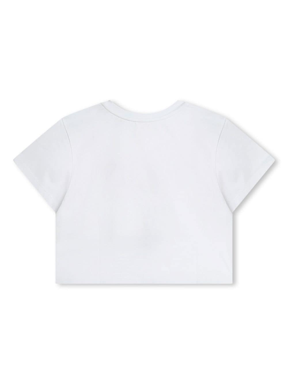 Shop Givenchy Logo-embroidered Cotton T-shirt In White