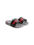 HUGO KIDS Aqua logo-print slides - Black