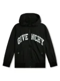 Givenchy Kids logo-print windbreaker jacket - Black