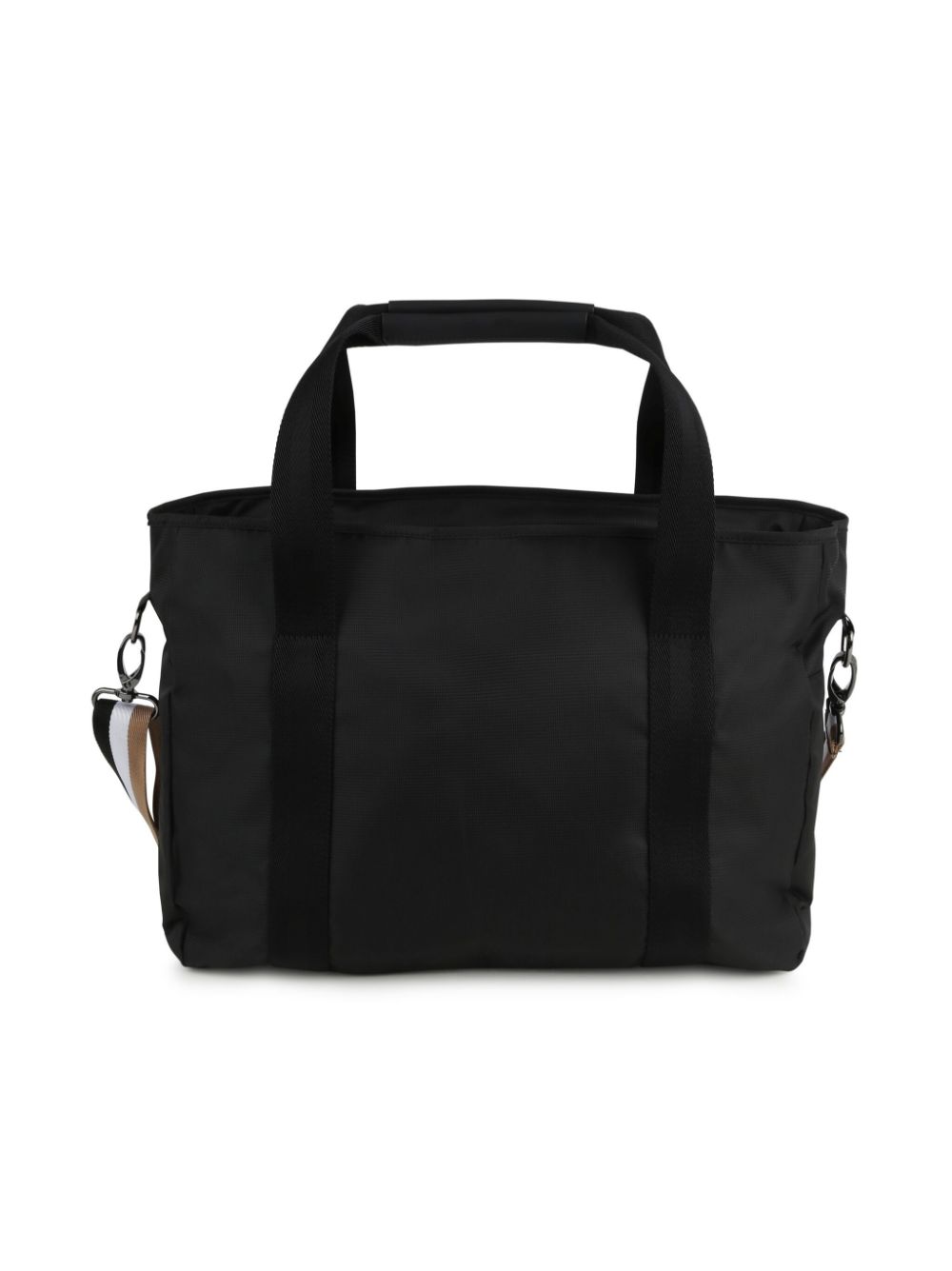 Shop Bosswear Logo-print Canvas Changing Bag In Black