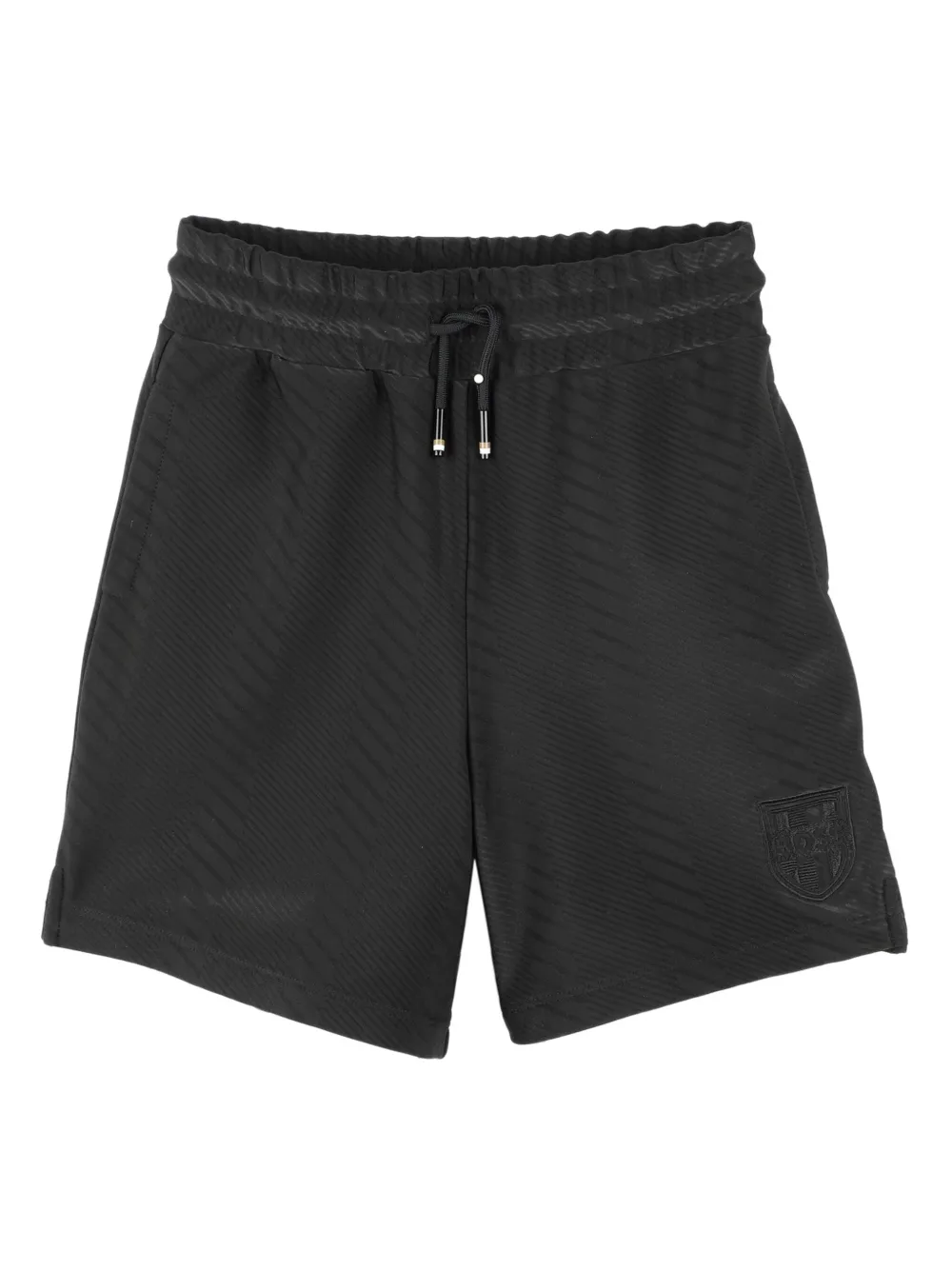 BOSS Kidswear Shorts met geborduurd logo Zwart