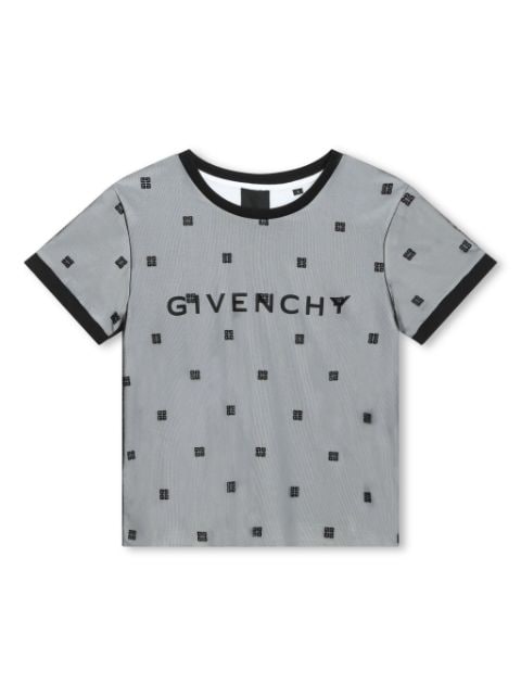 Givenchy Kids playera con estampado 4G