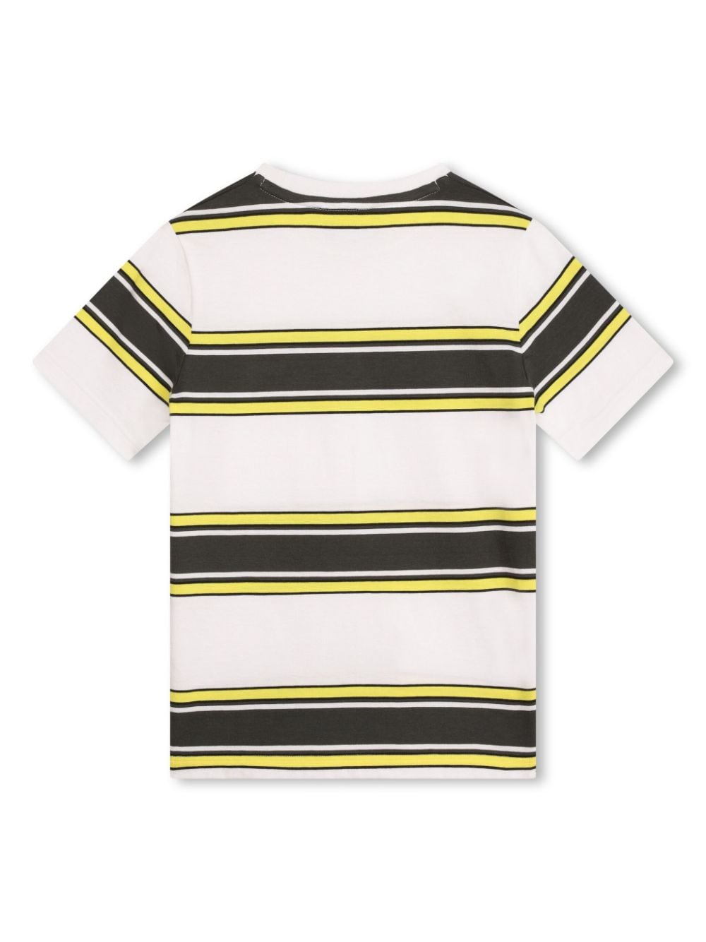 Image 2 of BOSS Kidswear stripe-print logo-print T-shirt