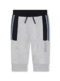 BOSS Kidswear logo-print drawstring track pants - Grey