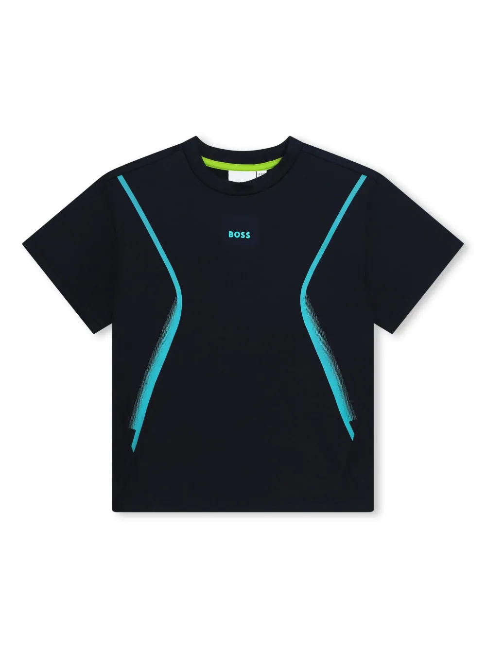 Bosswear Kids' Logo-print Cotton T-shirt In Black