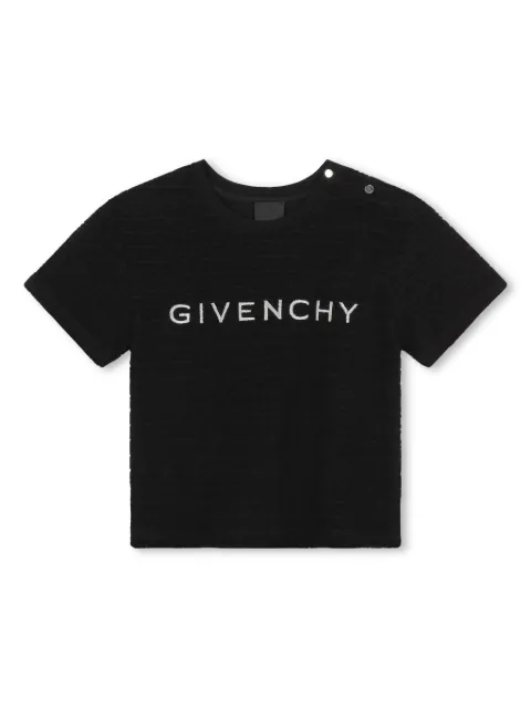 Givenchy Kids 4G 经典logo提花T恤