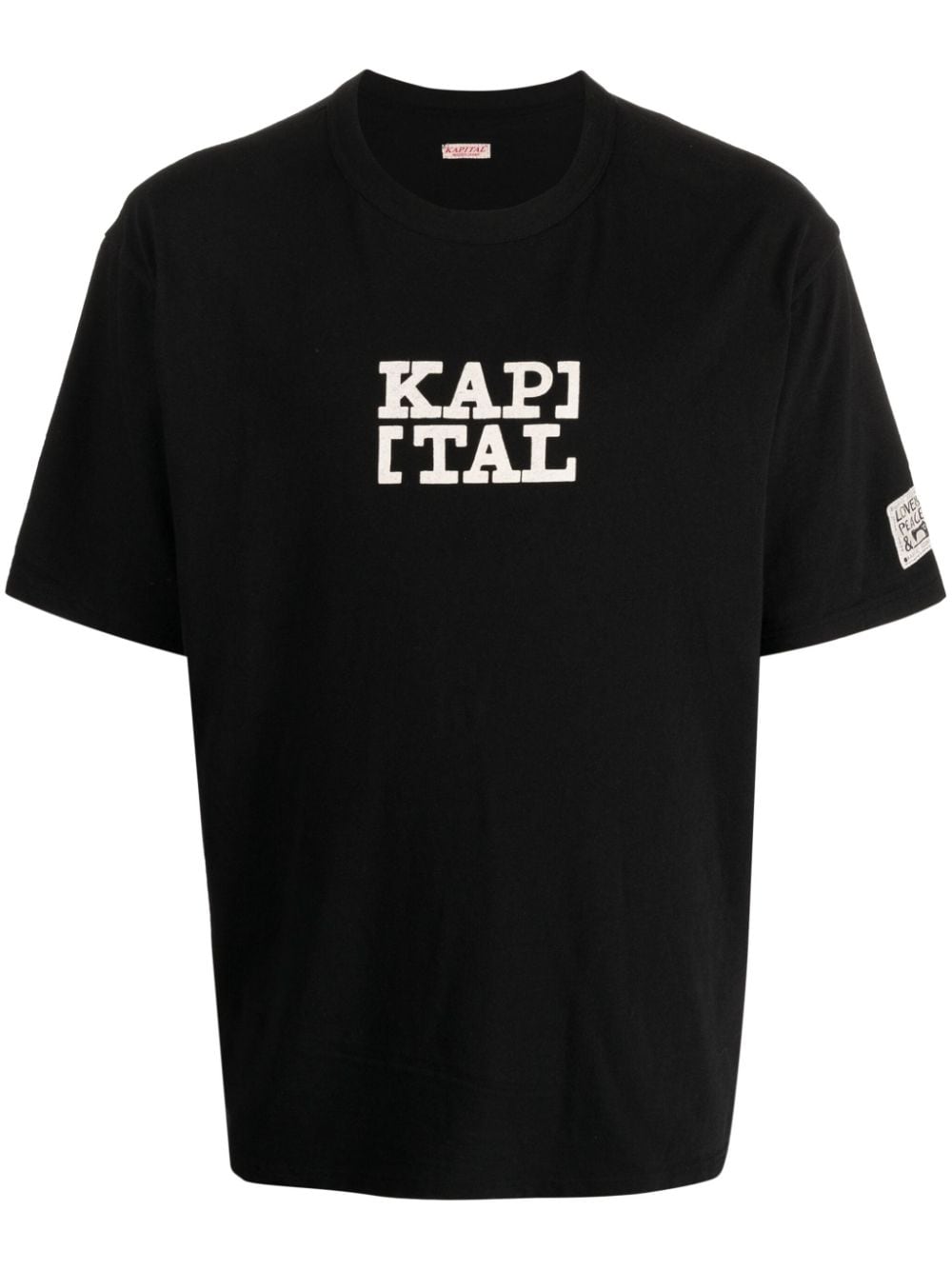 Kapital logo-print cotton T-shirt - Nero