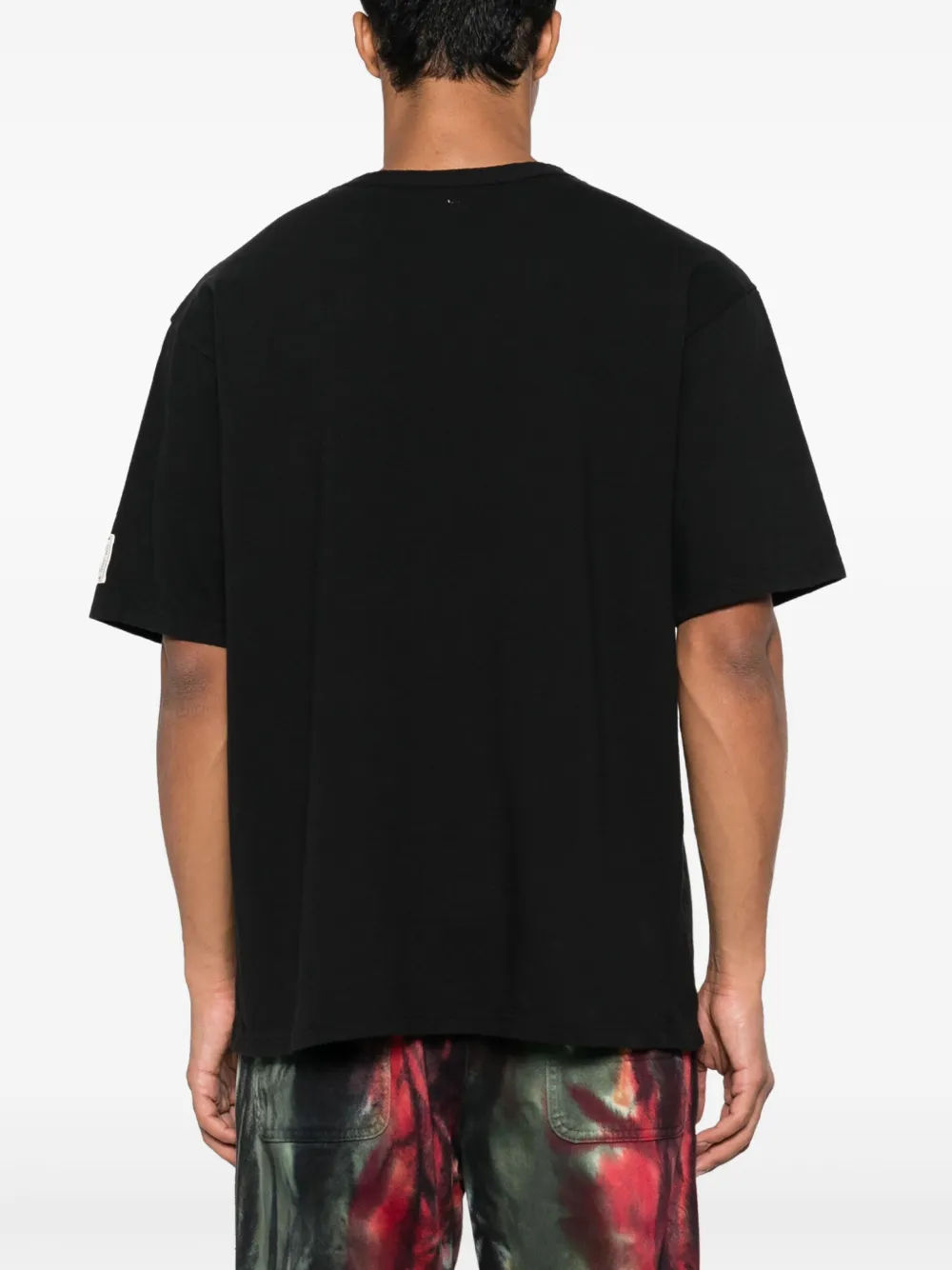 KAPITAL logo-print cotton T-shirt Zwart