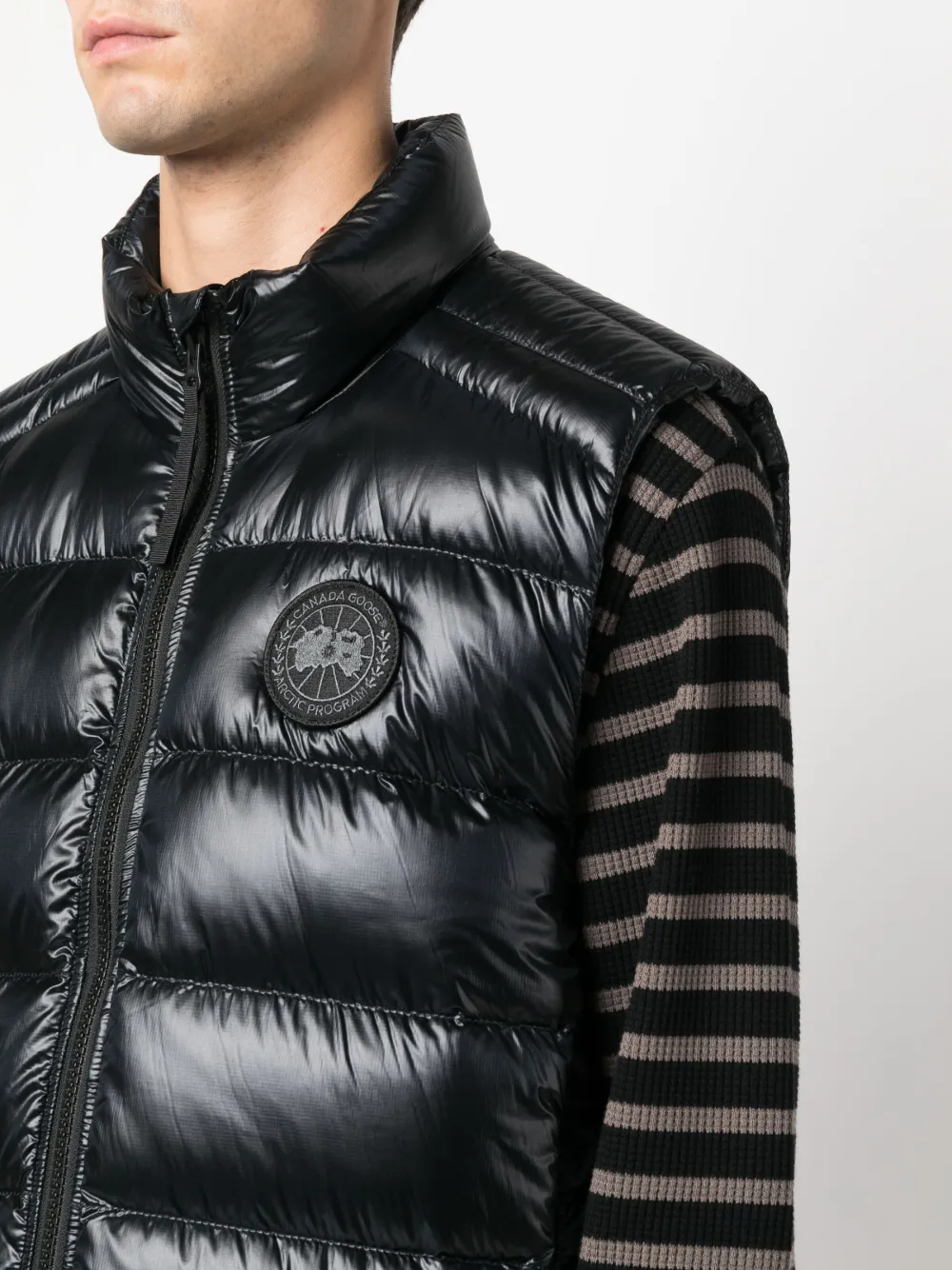 Canada Goose Bodywarmer met logopatch Zwart