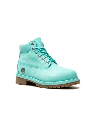 Timberland Women\'s Lace-Up Boots in Aqua Blue Timberland Women main image 4