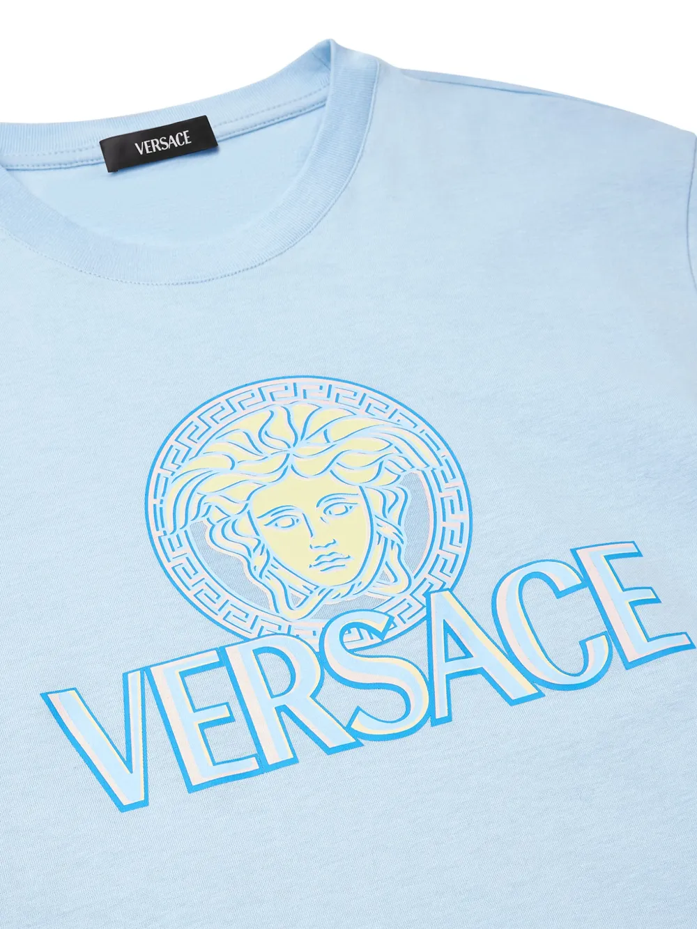 ヴェルサーチ メデューサ ロゴプリント T シャツ