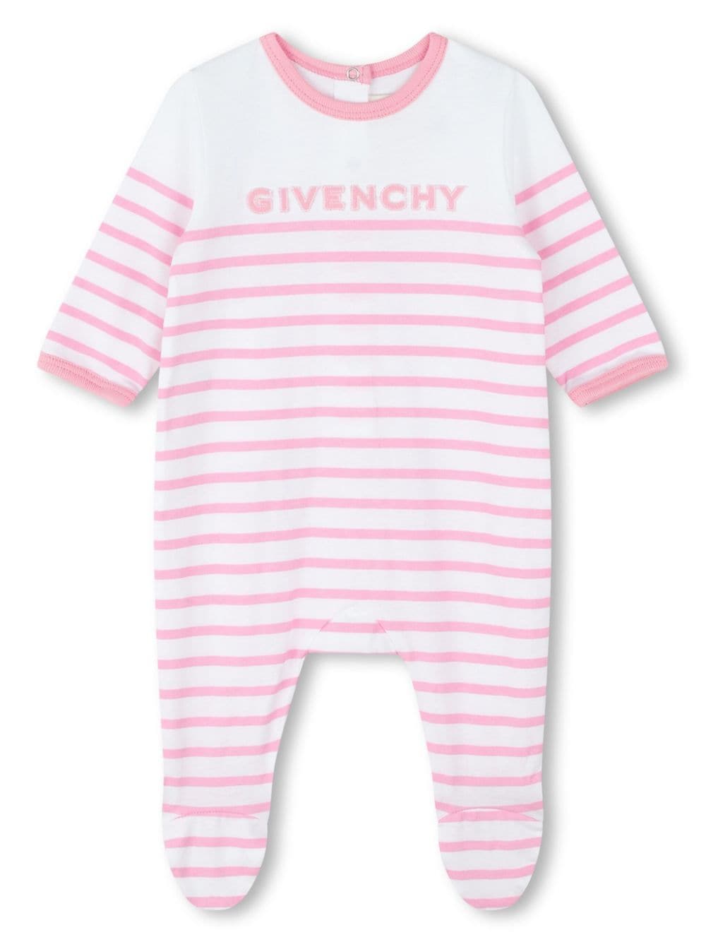 Shop Givenchy Logo-embroidered Cotton Pajamas (set Of Three) In Pink