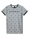 Givenchy Kids logo mesh T-shirt dress - Black