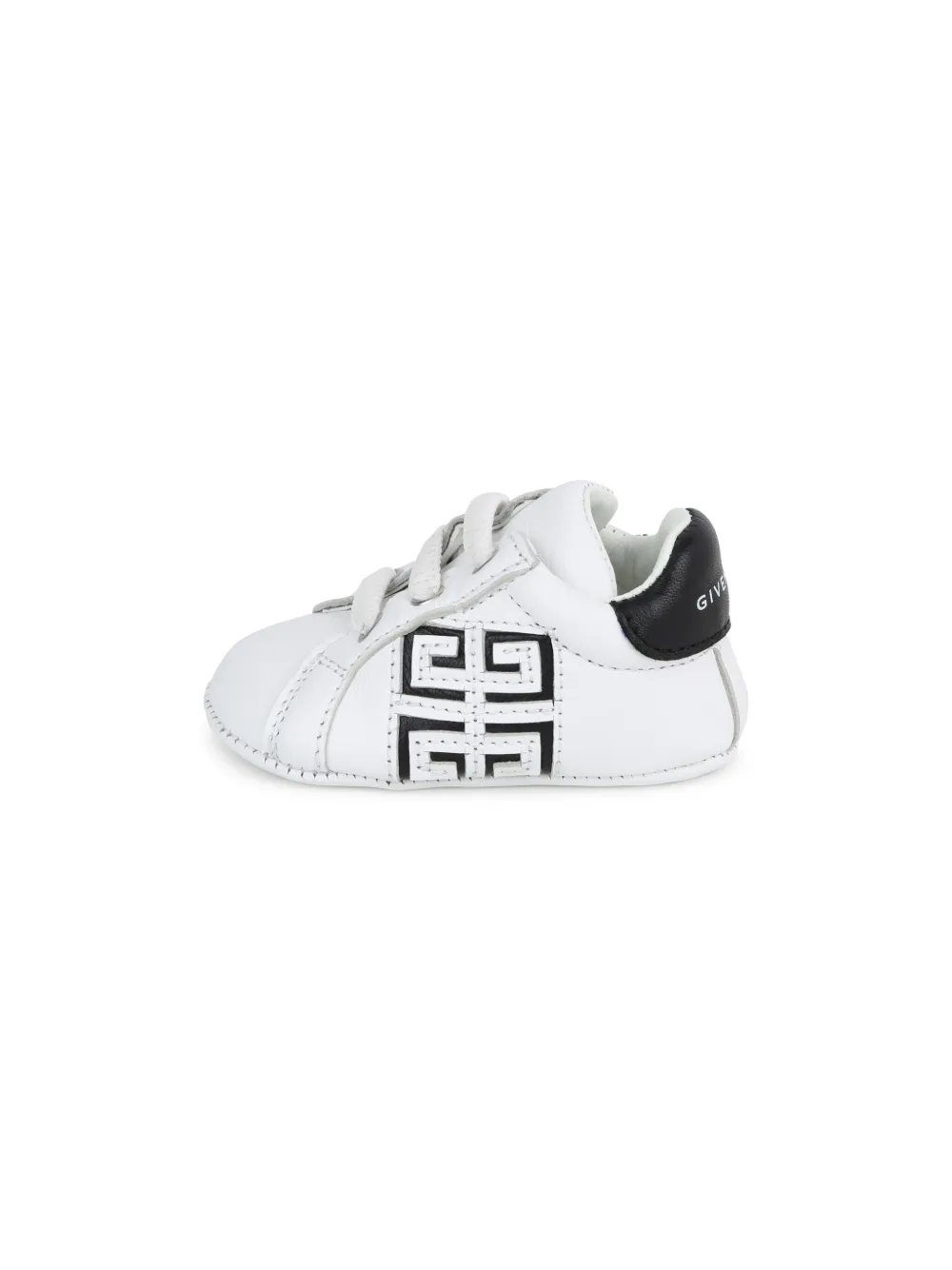 Shop Givenchy 4g Leather Sneakers In White