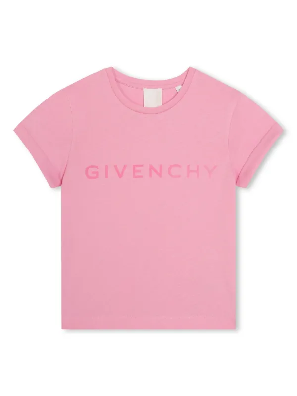 Tシャツ・カットソー GIVENCHY Pastel Pink Cotton Crop-Top 27349678_57276146_600.jpg