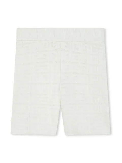 Givenchy Kids 4G-jacquard knitted shorts