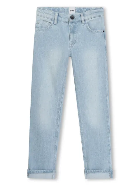 BOSS Kidswear jean slim à logo embossé
