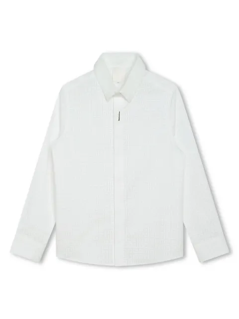 Givenchy Kids Hemd mit 4G-Motiv