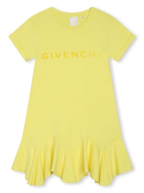 Givenchy Kids 4G-print cotton flared dress