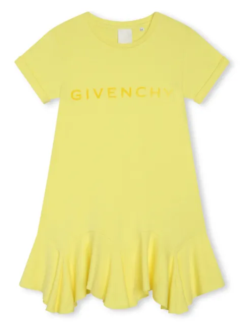 Givenchy Kids 4G-print cotton flared dress