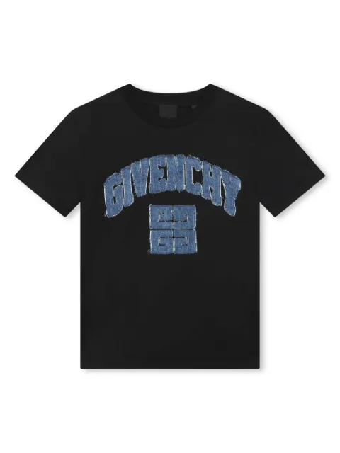 Givenchy Kids playera con aplique del logo