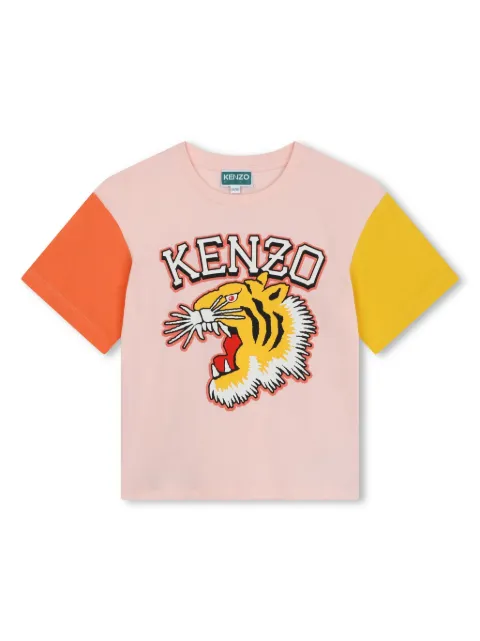 Kenzo Kids logo-print organic cotton T-shirt