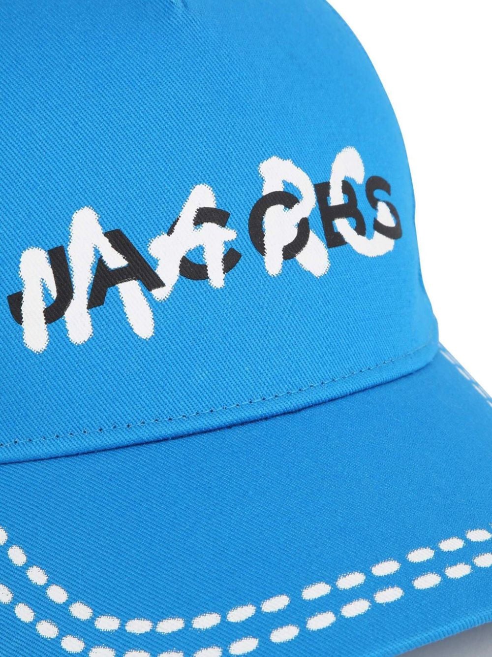 Marc Jacobs Kids Katoenen pet met logoprint Blauw