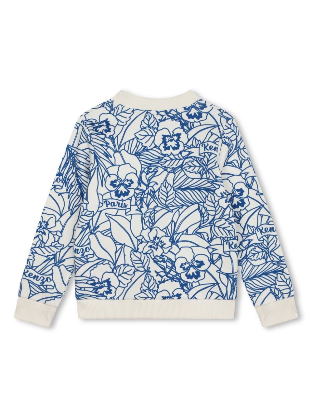 Kenzo Kids Sweater met print - Beige